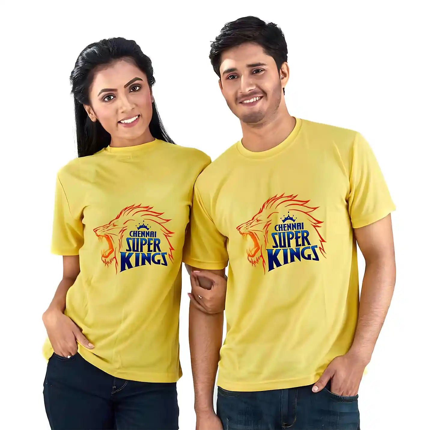 Ultimate Sublimatable Round Neck Yellow T-shirts Img 2